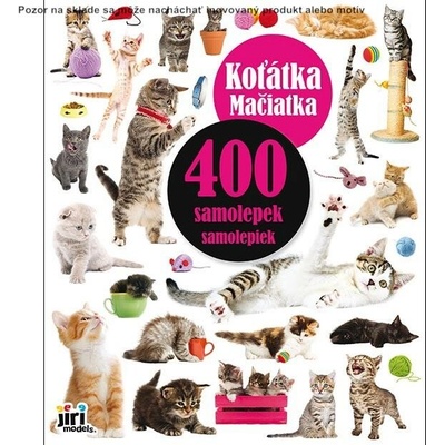400 samolepek Koťátka