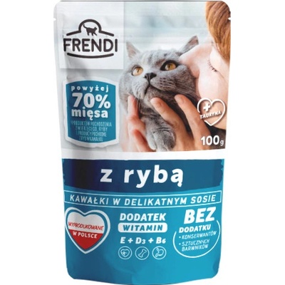 Frendi kousky v jemné omáčce s rybou 100 g