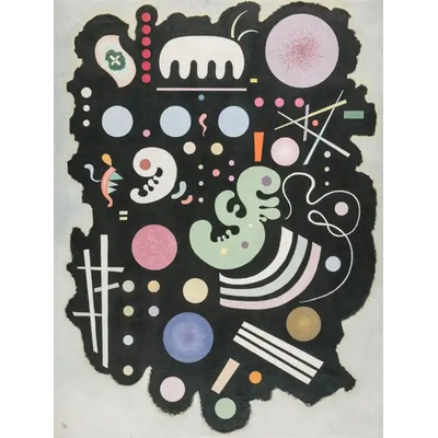 Obrazy - Kandinsky, Wassily: Noir Bigarre - reprodukce obrazu