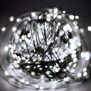 FK technics Външен коледен гирлянд 1000xLED/230V 8 функции 53 m IP44 студено бяло + с дистанционно управление (FK0270)