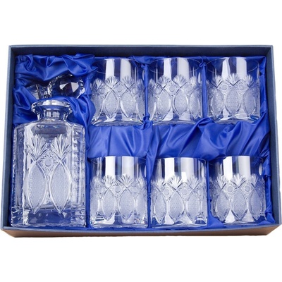 ONTE CRYSTAL Whisky set se skleničkami Exclusive Varianty setu: Karafa + 6 skleniček 330 ml