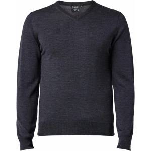 Ivanhoe of Sweden Мъжки вълнен пуловер Ivanhoe of Sweden Cashwool V-Neck Male Merino jumper - Graphite Marl (005-2622-0711)