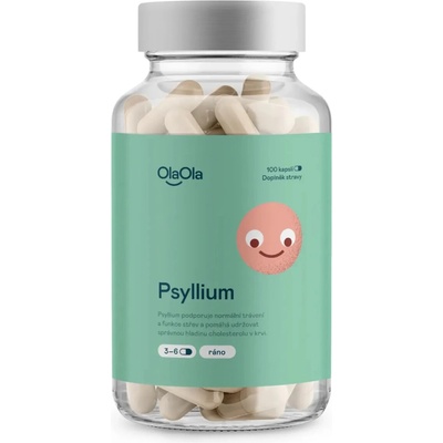 OlaOla Psyllium podporující funkci střev 100 kapslí