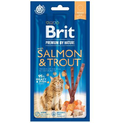 Brit Premium by Nature Cat Sticks with Salmon & Trout (3 ticsks)