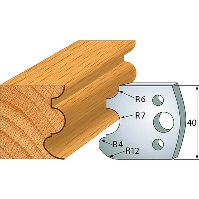 IGM Professional IGM Profil 088 - pár nožov 40x4mm SP F026-088