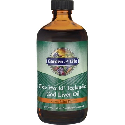 Garden of Life Olde World Icelandic Cod Liver Oil [236 мл] Лимон и Мента
