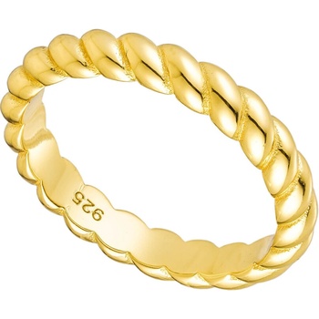 Olivie Strieborný prsteň CROISSANT GOLD 8798