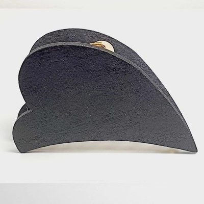 Dřevěný skřipec do vlasů -černý – Zboží Dáma