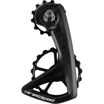 Kladky a ramienko prehadzovačky Ceramicspeed OSPW RS 5 spoke pre Shimano 9250 a 8150 - black uni