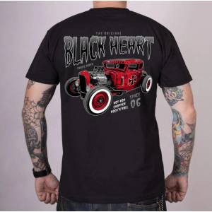 Black heart мъжка тениска black heart - red baron - ЧЕРНА - 13296