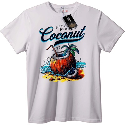 NOONEBRAND Тениска Кокосов плаж - XL, Black