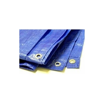 Geko G01930 nepromokavá krycia plachta s okami 2x3m modrá