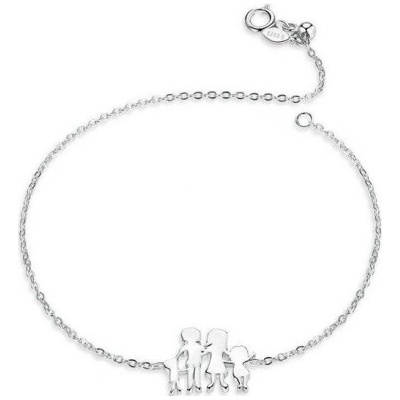 Prosperk stříbrný náramek rodina S0306