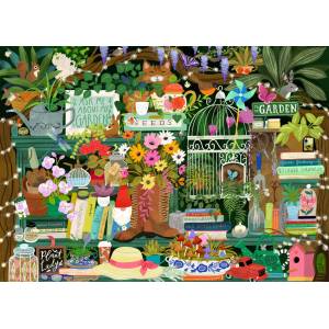 Pieces & Peace - Puzzle A Gardener's Library - 1 500 piese