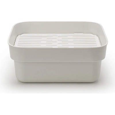 Brabantia Купа за миене и отцеждане Brabantia 1003316, 16.1 х 37.4 х 34.4 см, Безопасна за съдове с незалепващо покритие, Светлосив (1003316)