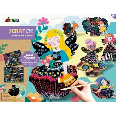 Pohyblivé škrabacie obrázky Víly