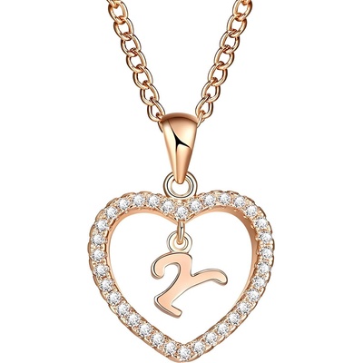 HARAHU Колие Писмо - y / Златна kp5208 (5208)