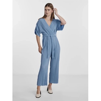 YAS Гащеризон Yas Olinda 3/4 sleeve jumpsuit - Blue (Ashleigh Blue)