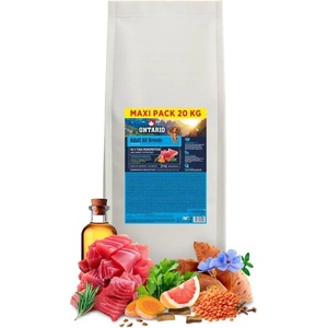 ONTARIO Adult All Breeds Monoprotein Tuna & Sweet Potatoes 20 кг