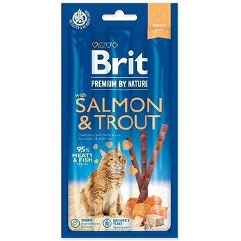 Brit Premium by Nature Cat Sticks with Salmon & Trout 3 ks