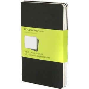 Moleskine Plain Cahier - Black Cover (ISBN: 9788883704918)