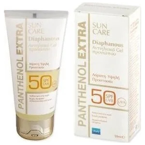 MEDISEI Нежна фотозащита за лицето, шията и деколтето , Medisei Panthenol Extra Sun Care Diaphanous, SPF50 50ml