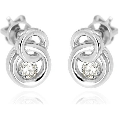 Zlatnictví U Kostela zlaté dámské náušnice se zirkonem 1357b