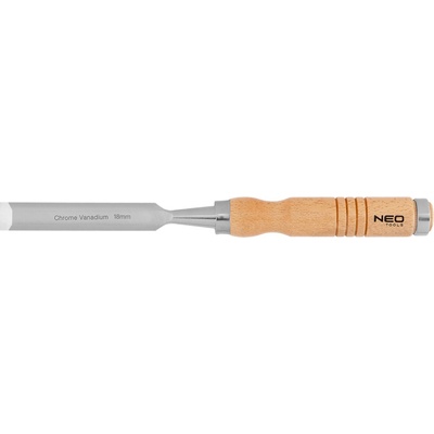 NEO TOOLS Dláto 18 mm, CRV, drevená rukoväť 37-818
