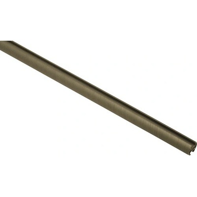Záclonová tyč s drážkou Kira cappuccino Ø19 mm 200 cm