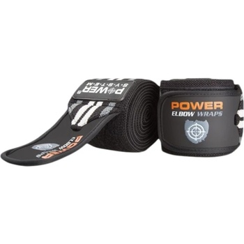 Power System Power Elbow Wraps / Бинтове за пристягане на лакти Червен