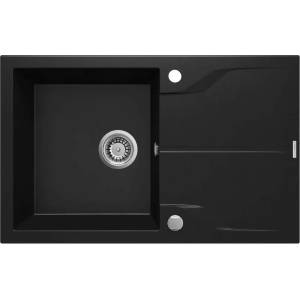 Deante Гранитна мивка Deante Andante Flush 49x78 см черна (ZQN_N11F) Мивка за вграждане