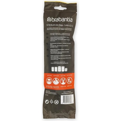 Brabantia Торба за кош Brabantia PerfectFit Sort&Go/Touch размер A, 3L, 10 броя, ролка (1005559)