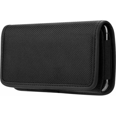 Horizontální pouzdro na opasek OXFORD Model 4 – mobil do 17 x 9 cm, černé