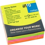  Самоз. листчета Info Notes Неон 50х50mm 240л (1901034-58-5658-39)