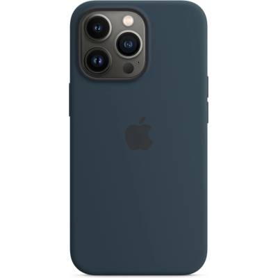 Apple Оригинален гръб Apple Silicone Magsafe Cover за iPhone 13 Pro - Син, MM2J3ZM/A