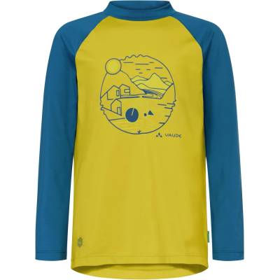 Vaude Детска спортна тениска Vaude Kid's Solaro L/S T-Shirt III Sport shirt - Light Leaf - размер 98 (EU) (704-4893-0712)