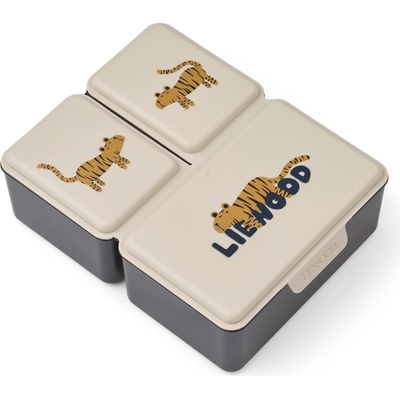 LIEWOOD Детски контейнер за храна Liewood Kid's Driss Lunchbox Food storage - Tiger / Sandy - размер 1, 2 l (532-3370-0511)