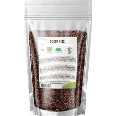 BrainMax Pure Drvené Kakaové Bôby, Nepražené, RAW, BIO 250 g
