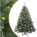 vidaXL С изкуствено коледно дърво с поставка Зелен 150 cm PE и PVC (3397837)