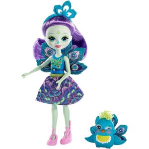Enchantimals Mattel Enchantimals Мини кукла - Patter Peacock & Flap (FXM74) (50696)