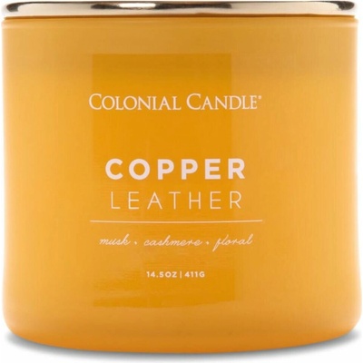 Colonial Candle Copper Leather 411 g