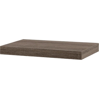 Autronic Polička nástěnná 40 cm, MDF, 3D dekor dub sonoma dark P-023 SON2