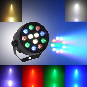 Flat Par Light Mini disco světlo 12 LED