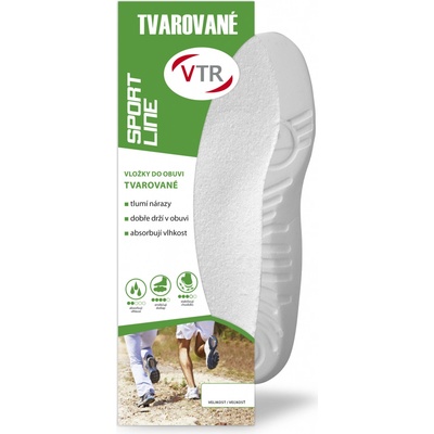 VTR Vložky do bot Tvarované bílé