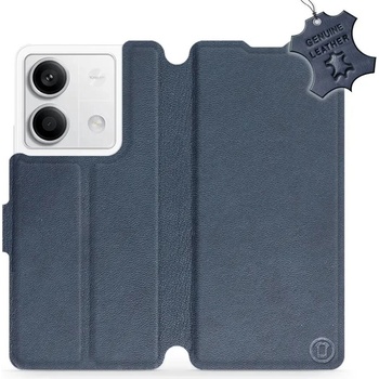 Kožené Mobiwear Flip Xiaomi Redmi Note 13 5G - Modré - L_NBS