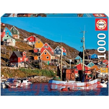 Image 1 of Educa Пъзел educa 17745 - 1000 части - Скандинавски къщи (edu17745)