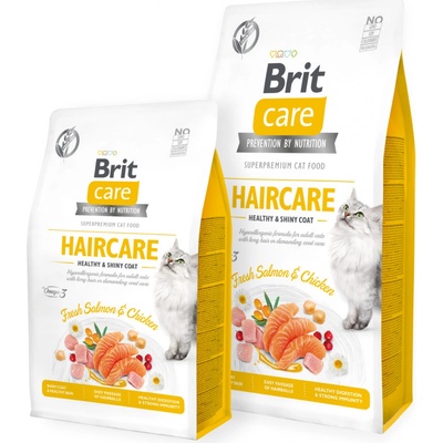 Brit Care Cat Grain-Free Haircare Healthy & Shiny Coat 2 x 7 kg