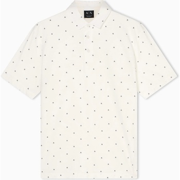 Armani Exchange Блуза с яка Armani Exchange POLO SHIRT - White Multi