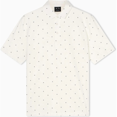 Armani Exchange Блуза с яка Armani Exchange POLO SHIRT - White Multi