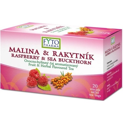Fytopharma Ovocno bylinný čaj Malina Rakyt. 20 x 2 g